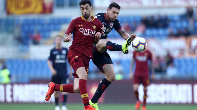 ROMA-CAGLIARI 27-04-2019 PASTORE E ARTUR IONITA. MATTEO CIAMBELLI/SILPRESS