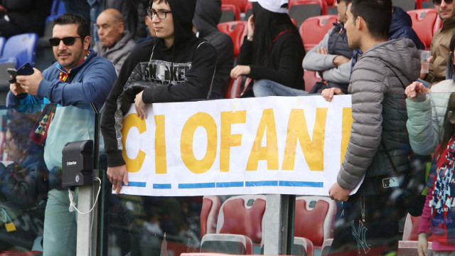 Cagliari 20 04 2019 Presso Stadio Sardegna Arena - Campionato serie A tim incontro Cagliari vs Frosinone
nella foto: i tifosi del frosinone
SILPRESS/ENRICO LOCCI