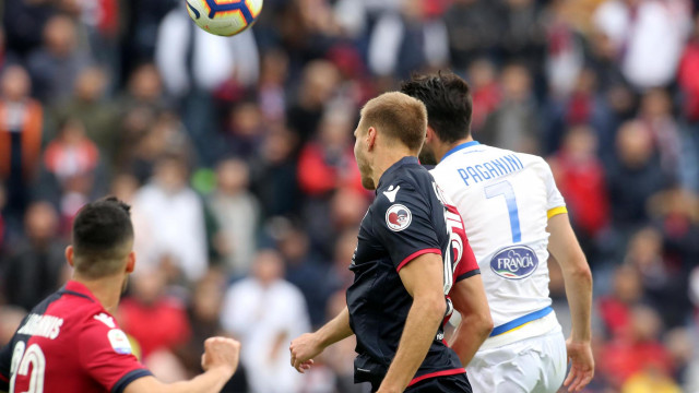Cagliari 20 04 2019 Presso Stadio Sardegna Arena - Campionato serie A tim incontro Cagliari vs Frosinone
nella foto: Ragnar Klavan
SILPRESS/ENRICO LOCCI
