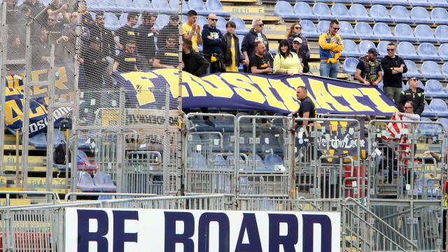 Cagliari 20 04 2019 Presso Stadio Sardegna Arena - Campionato serie A tim incontro Cagliari vs Frosinone
nella foto: i tifosi del frosinone
SILPRESS/ENRICO LOCCI