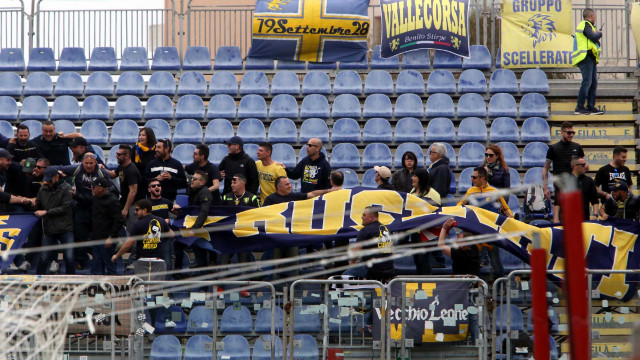 Cagliari 20 04 2019 Presso Stadio Sardegna Arena - Campionato serie A tim incontro Cagliari vs Frosinone
nella foto: i tifosi del frosinone
SILPRESS/ENRICO LOCCI