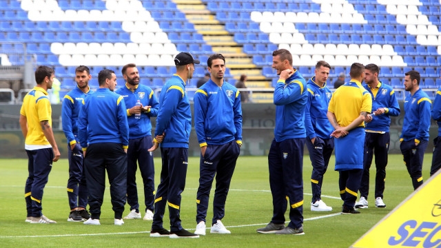 Cagliari 20 04 2019 Presso Stadio Sardegna Arena - Campionato serie A tim incontro Cagliari vs Frosinone
nella foto: giocatori frosinone
SILPRESS/ENRICO LOCCI