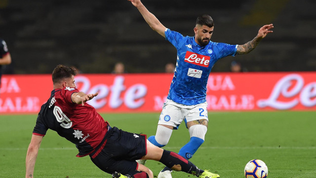 NAPOLI-CAGLIARI 05-05-2019 ALBERTO CERRI E ALBIOL. SILPRESS
