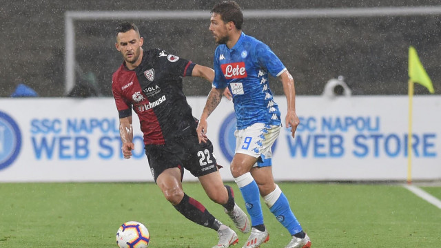 NAPOLI-CAGLIARI 05-05-2019 LYKOGIANNIS E VERDI. SILPRESS