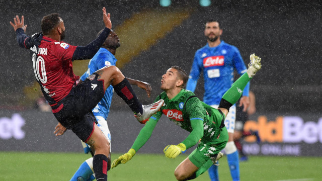 NAPOLI-CAGLIARI 05-05-2019 JOAO PEDRO E MERET. SILPRESS