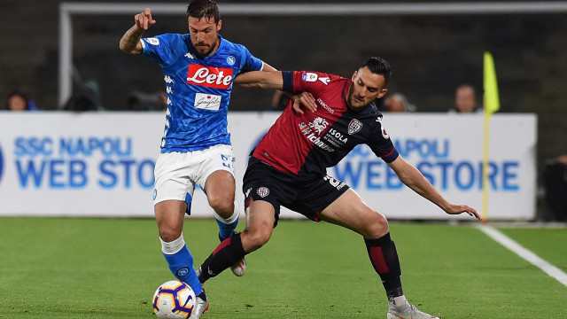 NAPOLI-CAGLIARI 05-05-2019 LYKOGIANNIS E VERDI. SILPRESS
