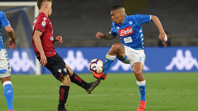 NAPOLI-CAGLIARI 05-05-2019 NICOLO BARELLA E AALAN. SILPRESS