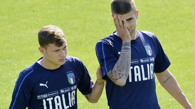 COVERCIANO 03-06-2019 RITIRO DELLA NAZIONALE. NICOLO BARELLA E GIANLUCA MANCINI. GALASSI SILVANO/SILPRESS