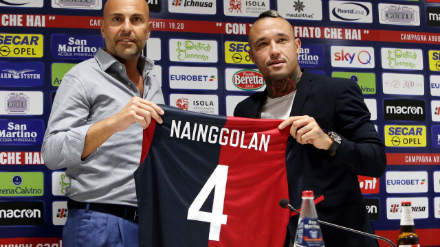 Cagliari 05 08 2019 Presso Stadio Sardegna Arena Conferenza stampa di Radja Nainggolan
nella foto: Radja Nainggolan
foto: SILPRESS/ENRICO LOCCI
