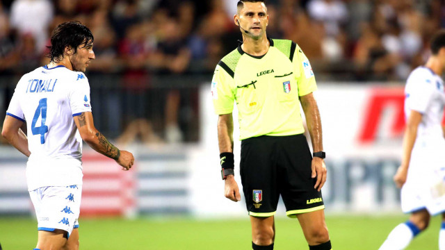 Cagliari 25 08 2019 Presso Stadio Sardegna Arena - Campionato serie A Tim 2019-20 incontro Cagliari vs Brescia
nella foto: arbitro
SILPRESS/ENRICO LOCCI