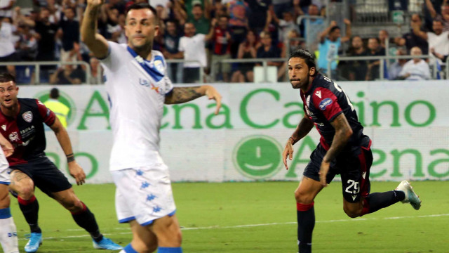 Cagliari 25 08 2019 Presso Stadio Sardegna Arena - Campionato serie A Tim 2019-20 incontro Cagliari vs Brescia
nella foto: Lucas Castro segna il gol annullato
SILPRESS/ENRICO LOCCI