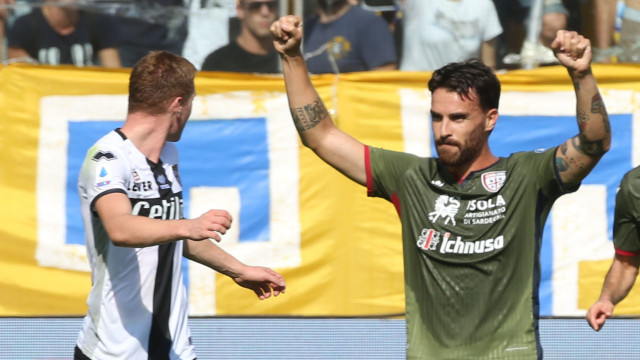 Parma 15/ Settembre /, 2019 Campionato Serie A Tim 2019-20
3 Giornata Parma - Cagliari
ph dmfoto / Silpress
Nella foto - Luca Campetelli esultanza goal 2-0