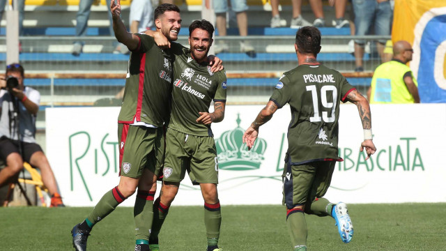 Parma 15/ Settembre /, 2019 Campionato Serie A Tim 2019-20
3 Giornata Parma - Cagliari
ph dmfoto / Silpress
Nella foto - Luca Campetelli esultanza goal 2-0