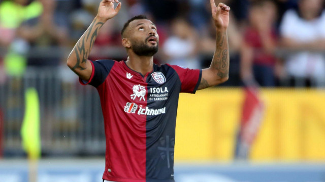 Cagliari 29 09 2019 Presso Stadio Sardegna Arena - Campionato serie A Tim 2019-20 incontro Cagliari vs Hellas Verona
nella foto: esultanza di joao pedro del cagliari
SILPRESS/ENRICO LOCCI