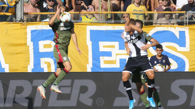 Parma 15/ Settembre /, 2019 Campionato Serie A Tim 2019-20
3 Giornata Parma - Cagliari
ph dmfoto / Silpress
Nella foto - fallo di mano in area