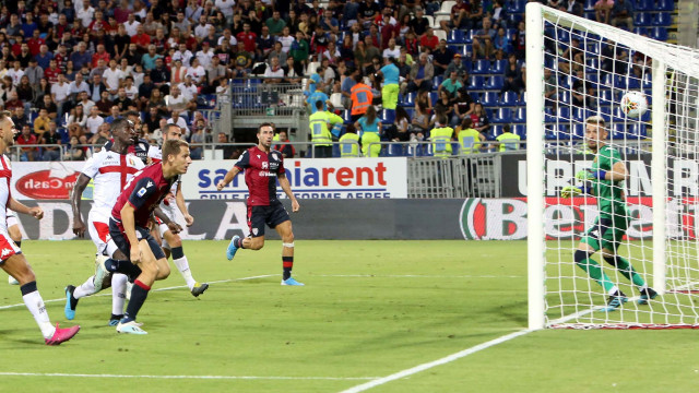 Cagliari 20 09 2019 Presso Stadio Sardegna Arena - Campionato serie A Tim 2019-20 incontro Cagliari vs Genoa
GOL di Pedro.
SILPRESS/ENRICO LOCCI