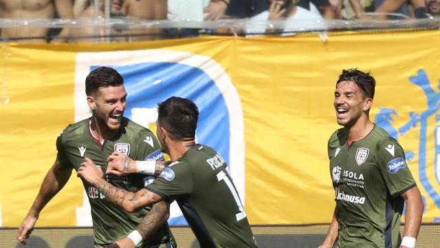 Parma 15/ Settembre /, 2019 Campionato Serie A Tim 2019-20
3 Giornata Parma - Cagliari
ph dmfoto / Silpress
Nella foto - Luca Campetelli a esultanzgoal 1-0