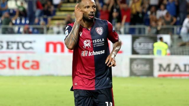Cagliari 20 09 2019 Presso Stadio Sardegna Arena - Campionato serie A Tim 2019-20 incontro Cagliari vs Genoa
nella foto: esultanza di Joao Pedro del cagliari
SILPRESS/ENRICO LOCCI