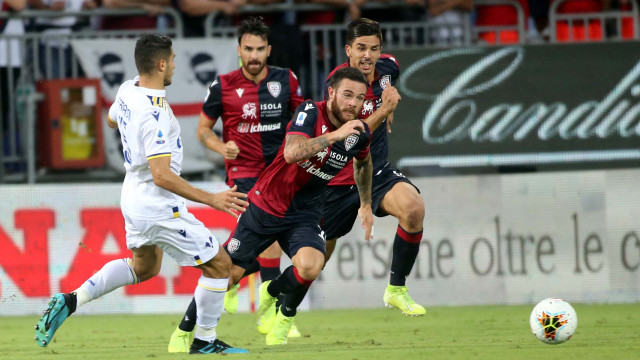 Cagliari 29 09 2019 Presso Stadio Sardegna Arena - Campionato serie A Tim 2019-20 incontro Cagliari vs Hellas Verona
nella foto: Nahitan Nandez
SILPRESS/ENRICO LOCCI