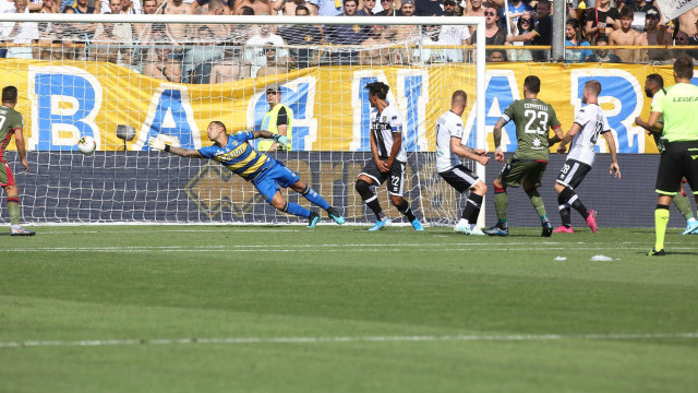 Parma 15/ Settembre /, 2019 Campionato Serie A Tim 2019-20
3 Giornata Parma - Cagliari
ph dmfoto / Silpress
Nella foto - Luca Campetelli goal 1-0