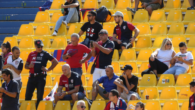 Parma 15/ Settembre /, 2019 Campionato Serie A Tim 2019-20
3 Giornata Parma - Cagliari
ph dmfoto / Silpress
Nella foto - Tifosi Cagliari