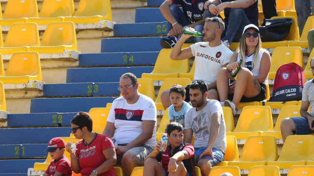 Parma 15/ Settembre /, 2019 Campionato Serie A Tim 2019-20
3 Giornata Parma - Cagliari
ph dmfoto / Silpress
Nella foto - Tifosi Cagliari