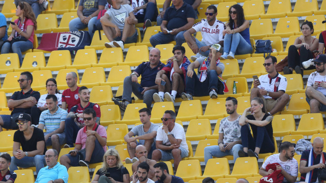 Parma 15/ Settembre /, 2019 Campionato Serie A Tim 2019-20
3 Giornata Parma - Cagliari
ph dmfoto / Silpress
Nella foto - Tifosi Cagliari