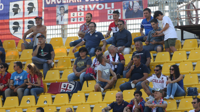Parma 15/ Settembre /, 2019 Campionato Serie A Tim 2019-20
3 Giornata Parma - Cagliari
ph dmfoto / Silpress
Nella foto - Tifosi Cagliari