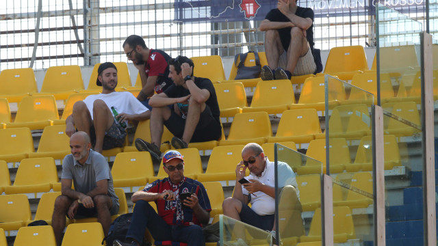Parma 15/ Settembre /, 2019 Campionato Serie A Tim 2019-20
3 Giornata Parma - Cagliari
ph dmfoto / Silpress
Nella foto - Tifosi Cagliari