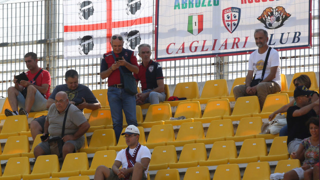 Parma 15/ Settembre /, 2019 Campionato Serie A Tim 2019-20
3 Giornata Parma - Cagliari
ph dmfoto / Silpress
Nella foto - Tifosi Cagliari