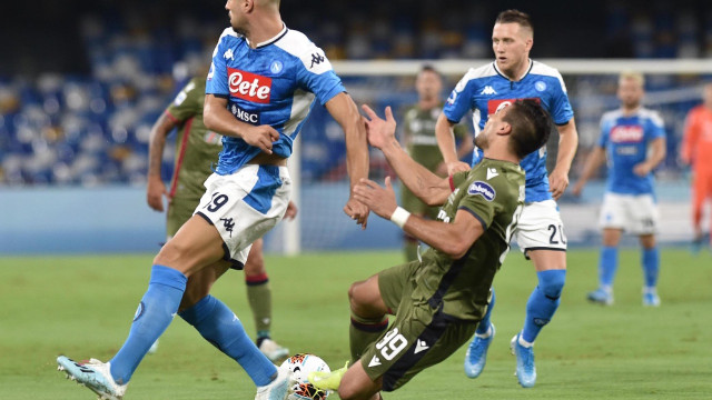Napoli 25 Settembre 2019 Stadio San Paolo Campionato Serie A Tim 2019/20 Napoli - Cagliari nella foto: Foto - Agostino Gemito -DarosPhoto