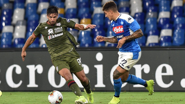Napoli 25 Settembre 2019 Stadio San Paolo Campionato Serie A Tim 2019/20 Napoli - Cagliari nella foto: SIMEONE Foto - Agostino Gemito -DarosPhoto