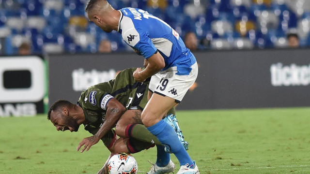 Napoli 25 Settembre 2019 Stadio San Paolo Campionato Serie A Tim 2019/20 Napoli - Cagliari nella foto:JOAO PEDRO Foto - Agostino Gemito -DarosPhoto