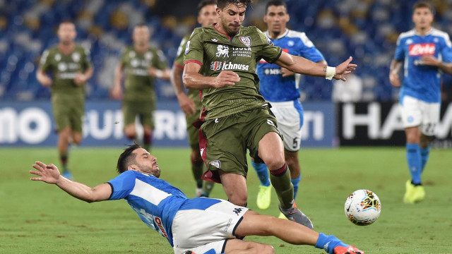 Napoli 25 Settembre 2019 Stadio San Paolo Campionato Serie A Tim 2019/20 Napoli - Cagliari nella foto: SIMEONE Foto - Agostino Gemito -DarosPhoto