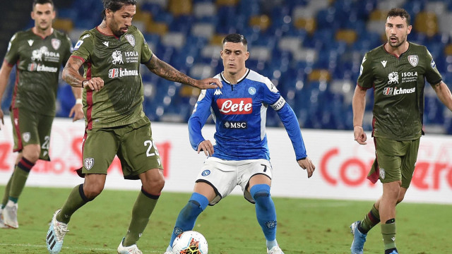 Napoli 25 Settembre 2019 Stadio San Paolo Campionato Serie A Tim 2019/20 Napoli - Cagliari nella foto: CASTRO Foto - Agostino Gemito -DarosPhoto