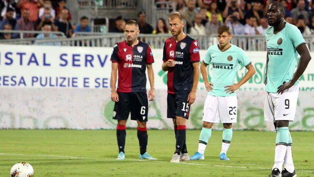 Cagliari1 09 2019 Presso Stadio Sardegna Arena - Campionato serie A Tim 2019-20 incontro Cagliari vs Inter
nella foto: rigore di Romelu Lukaku dell'inter
SILPRESS/ENRICO LOCCI