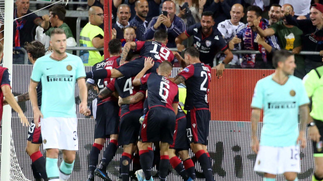 Cagliari1 09 2019 Presso Stadio Sardegna Arena - Campionato serie A Tim 2019-20 incontro Cagliari vs Inter
nella foto: esultanza di Joao Pedro del cagliari
SILPRESS/ENRICO LOCCI
