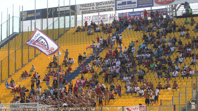 Parma 15/ Settembre /, 2019 Campionato Serie A Tim 2019-20
3 Giornata Parma - Cagliari
ph dmfoto / Silpress
Nella foto - Tifosi Cagliari