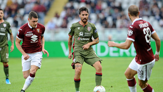 27-10-2019 Torino vs Cagliari Campionato Serie A 2019/2020
©Manuela Viganti/Silpress
Nella foto: luca cigarini e andrea belotti