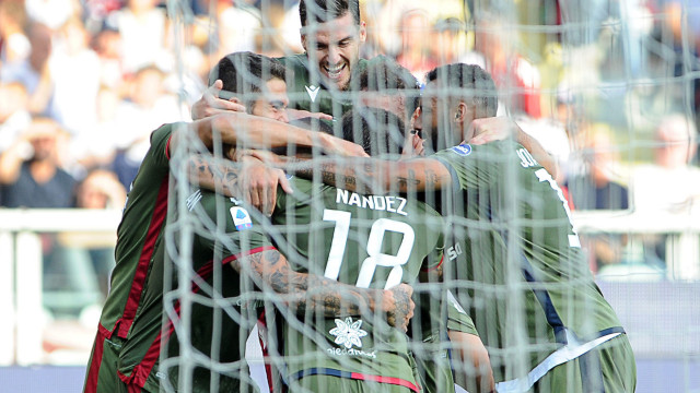 27-10-2019 Torino vs Cagliari Campionato Serie A 2019/2020
©Manuela Viganti/Silpress
Nella foto: esultanza cagliari