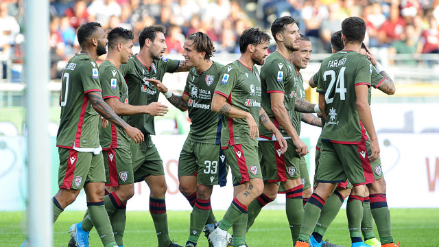 27-10-2019 Torino vs Cagliari Campionato Serie A 2019/2020
©Manuela Viganti/Silpress
Nella foto: esultanza cagliari