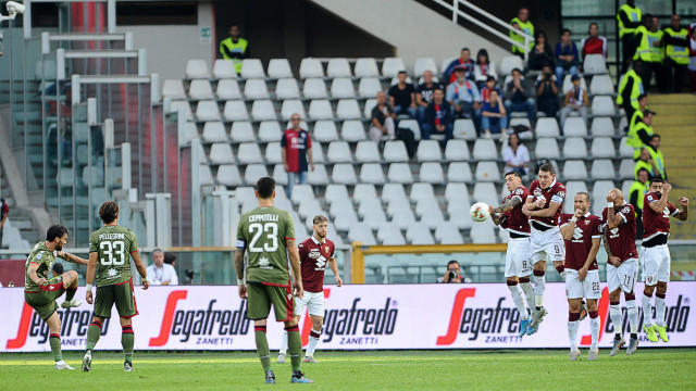 27-10-2019 Torino vs Cagliari Campionato Serie A 2019/2020
©Manuela Viganti/Silpress
Nella foto: ocasione cagliari su punizione