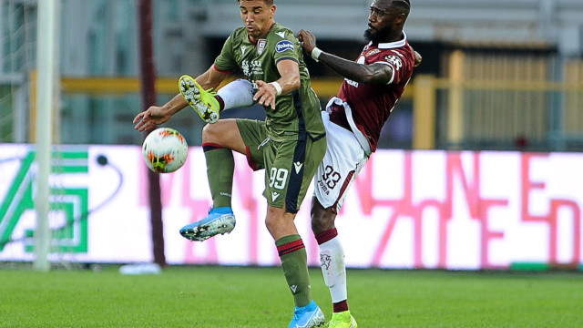27-10-2019 Torino vs Cagliari Campionato Serie A 2019/2020
©Manuela Viganti/Silpress
Nella foto: giovanni simeone e nicolas nkoulou