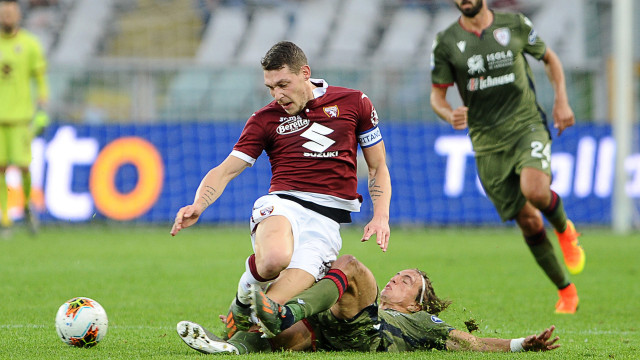 27-10-2019 Torino vs Cagliari Campionato Serie A 2019/2020
©Manuela Viganti/Silpress
Nella foto: andrea belotti e luca pellegrini