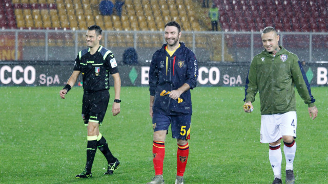 LECCE CAMPIONATO 2019-2020 NAINGGOLAN LUCIONI E MARIANI MICHEL CAPUTO/SILPRESS