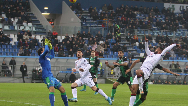 REGGIO EMILIA 8 / Dicembre /2019 15 GIORNATA CAMPIONATO SERIE A TIM 19-20
SASSUOLO - CAGLIARI
foto MORONI - SILPRESS
nella Foto JOAO PEDRO GOAL 2-1
