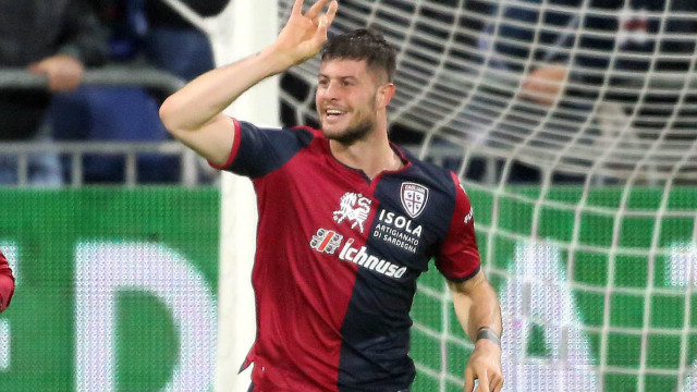 Cagliari 05 12 2019 Presso Stadio Sardegna Arena - Coppa Italia 2019-20 incontro Cagliari vs Sampdoria
nella foto: esultanza di Alberto Cerri del cagliari
SILPRESS/ENRICO LOCCI