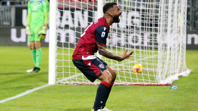 Cagliari 02 12 2019 Presso Stadio Sardegna Arena - Campionato serie A Tim 2019-20 incontro Cagliari vs Sampdoria
nella foto: esultanza di Joao Pedro del cagliari
SILPRESS/ENRICO LOCCI