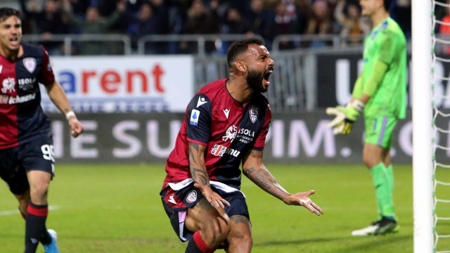 Cagliari 02 12 2019 Presso Stadio Sardegna Arena - Campionato serie A Tim 2019-20 incontro Cagliari vs Sampdoria
nella foto: esultanza di Joao Pedro del cagliari
SILPRESS/ENRICO LOCCI