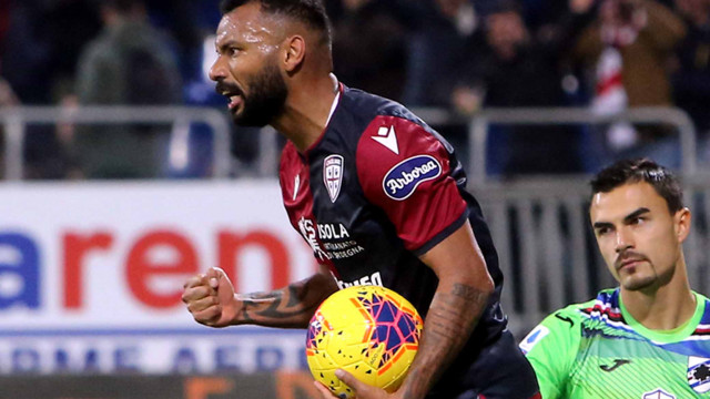 Cagliari 02 12 2019 Presso Stadio Sardegna Arena - Campionato serie A Tim 2019-20 incontro Cagliari vs Sampdoria
nella foto: esultanza di Joao Pedro del cagliari
SILPRESS/ENRICO LOCCI